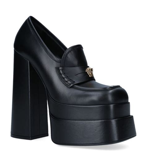 versace intrico platform loafers|versace platform loafers for sale.